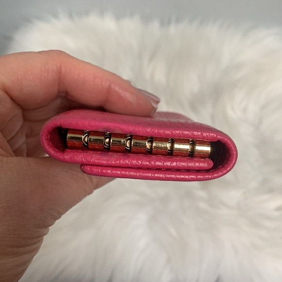 Authentic Gucci hot pink fuscia key and card holder - Picture 4 of 17